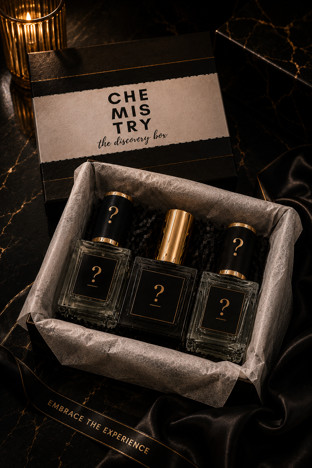 Chemistry Discovery Box fragrance bottle